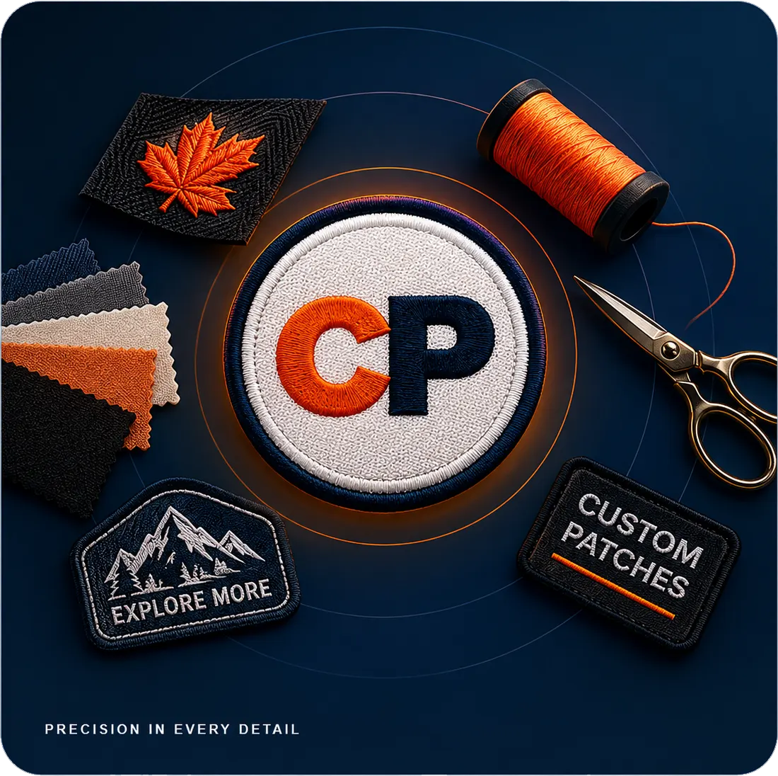 Custom Patches CA craftsmanship