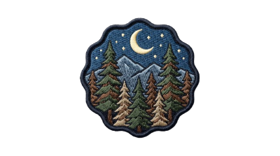 Custom embroidered logo patch sample 5
